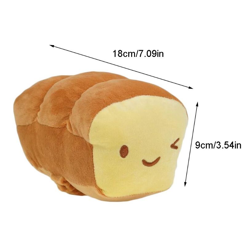 Mary Stuffed Soft Bread Naping Soothing Menemani Perlengkapan Plush Untuk Boneka