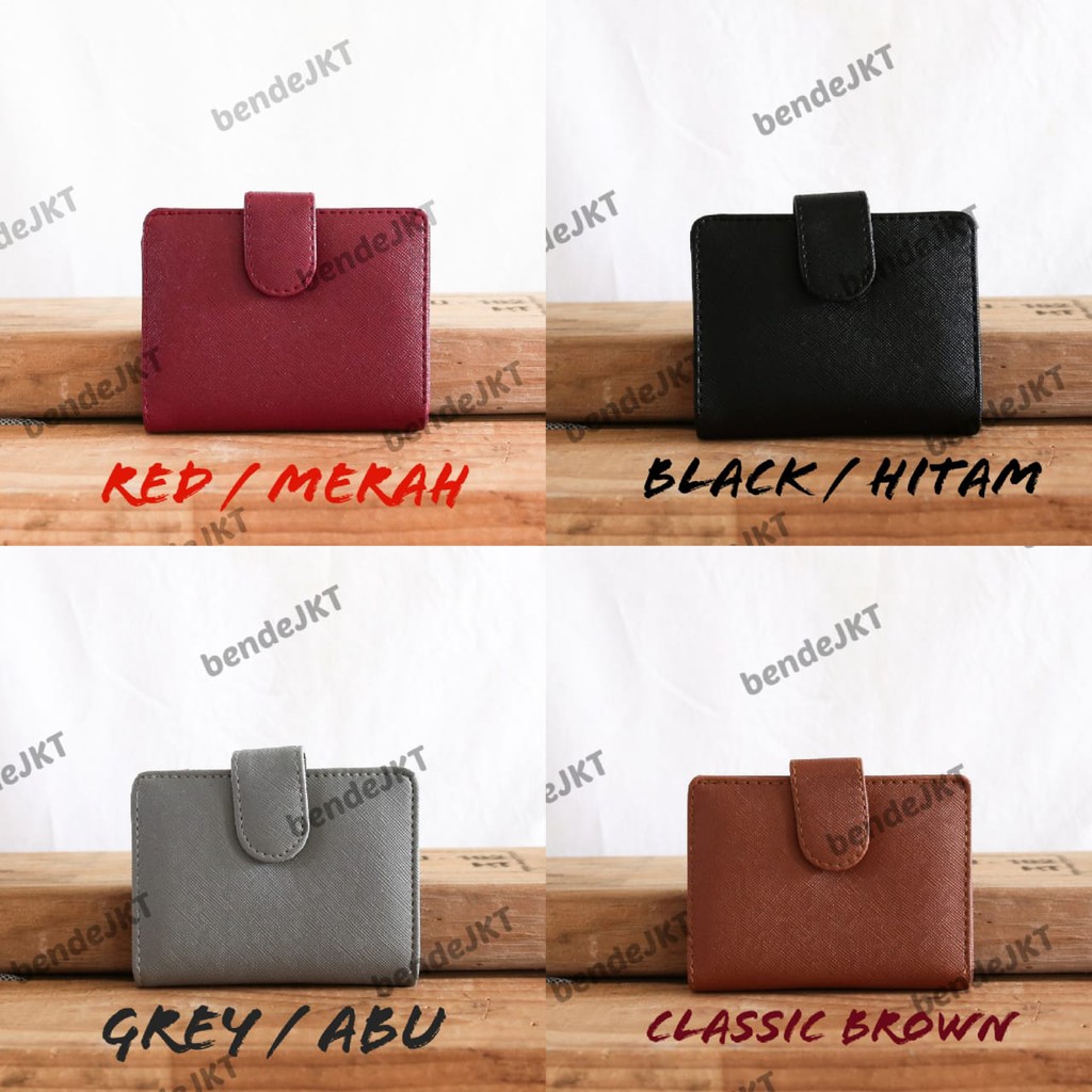 BENDE - DOMPET KARTU KLIP DAN UANG KERTAS PREMIUM WANITA IMPORT TEMPAT KARTU