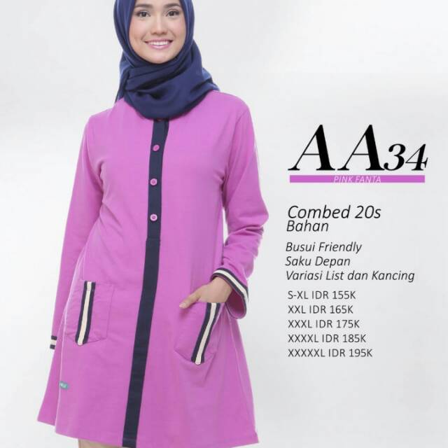Alnita Atasan AA 34 - Pink Fanta