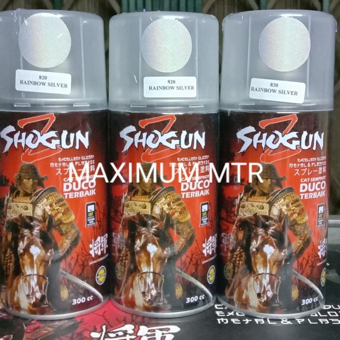 SHOGUN Z - RAINBOW SILVER LEMBAYUNG 820 - CAT DUCO - TAHAN BENSIN