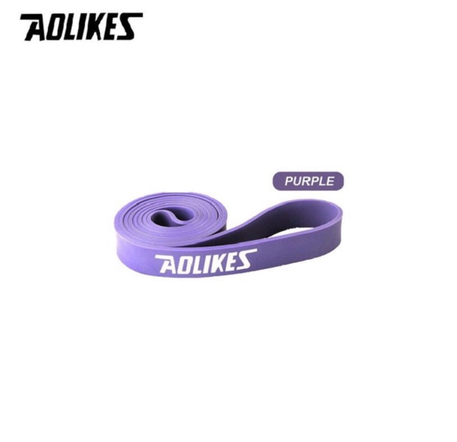 3602 AOLIKES RED BLACK BLUE GREEN PURPLE LATEX RESISTANCE BAND TALI STRECHING FITNESS YOGA