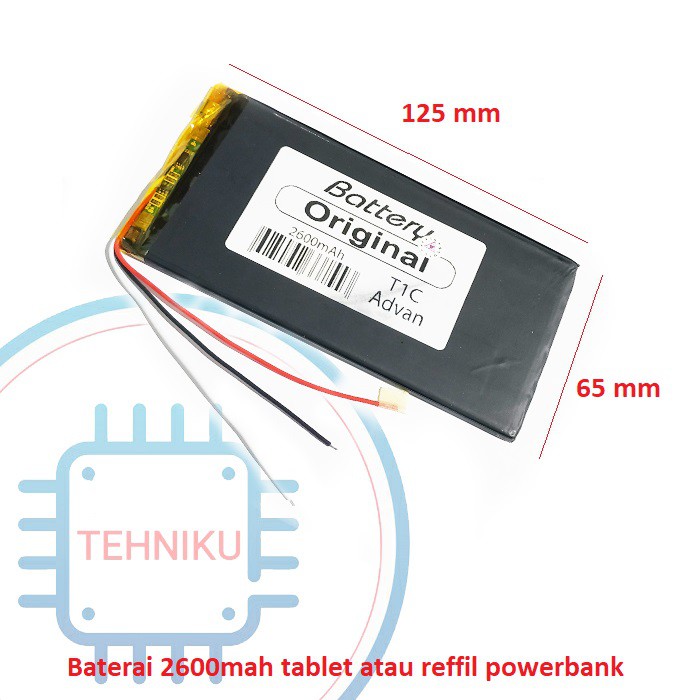 Baterai reffil pengganti PowerBank slim Tablet diy powerbank musik box audio miniatur power Jt