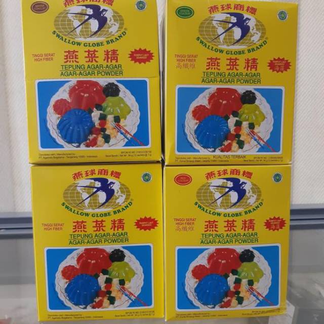 

Agar agar bubuk swallow jelly