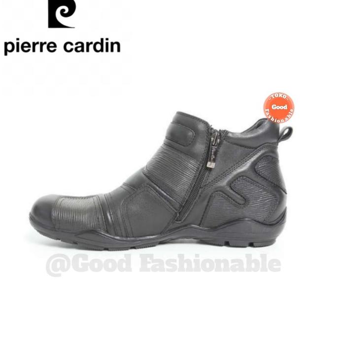 SEPATU BOOTS PRIA SEPATU BOOTS PIERRE CARDIN 9014 ORIGINAL SEPATU BOOTS - HITAM SEPATU PRIA TERBARU