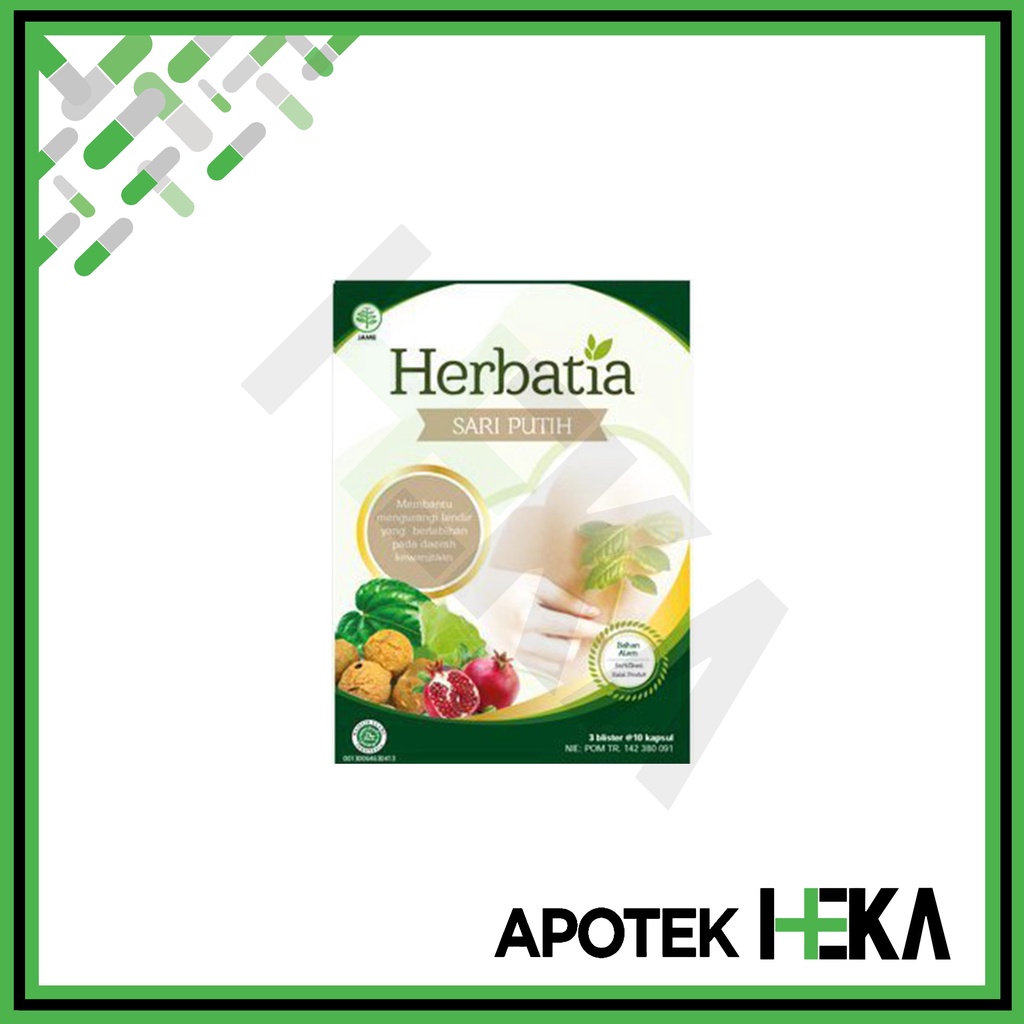 Herbatia Sari Putih 3x10 Kapsul - Menjaga Area Kewanitaan (SEMARANG)
