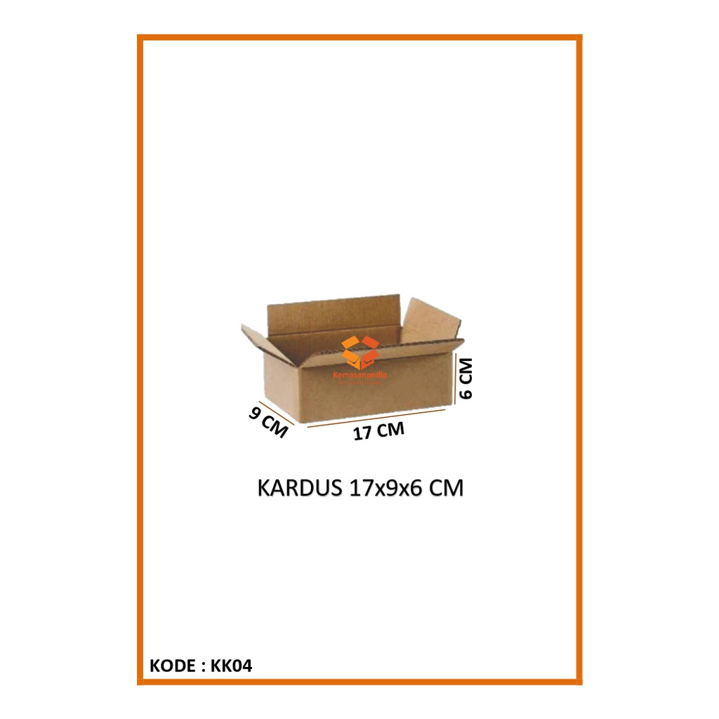 

Kardus 17x9x6 Cm Polos / Dus Dos Box Bok Boks Karton Kotak Baru Kemas Kemasan Pack Packing Packaging