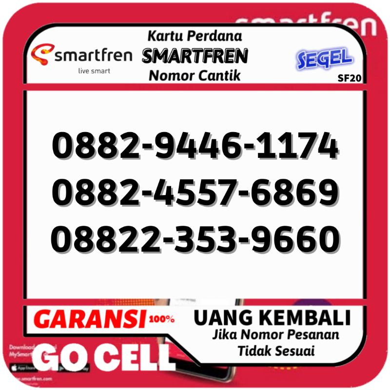 Nomor Cantik Smartfren 11 Digit Kartu Perdana Smartfren Bosku