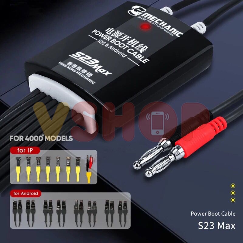 KABEL POWER SUPPLY MECHANIC S23 MAX FOR ANDROID IOS 5S - 12 PRO MAX