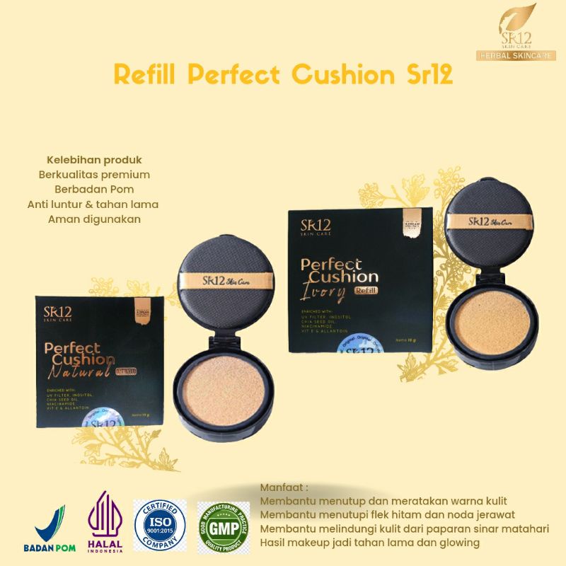 Sr12 Refill Perfect Cushion / cushion sr12 / bedak anti luntur/ cushion Refill sr12 / cushion anti a