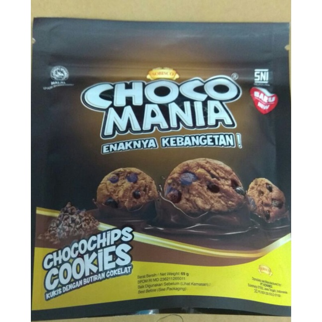 

CHOCO MANIA CHOCOCHIPS COOKIES. 69GR