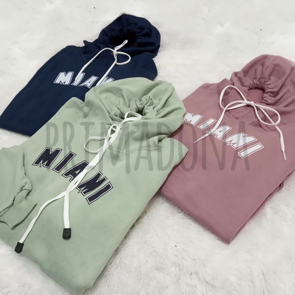 Hoodie MIAMII Outwear Wanita terbaru Switer anak Remaja Dewasa