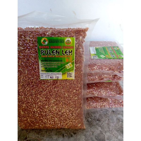 

Beras Merah Organik 100% asli kemasan 1kg