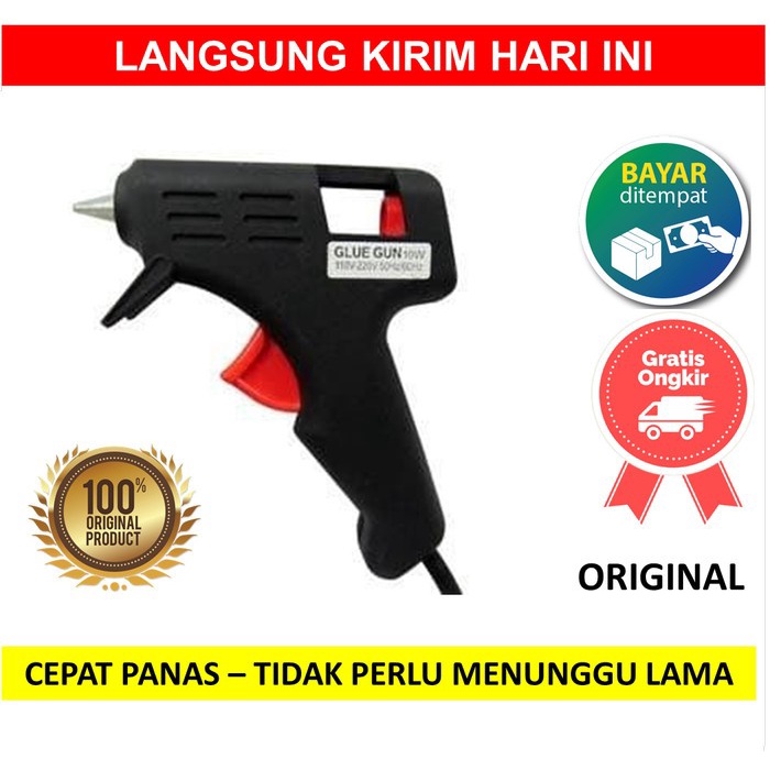 Jual Alat Lem Tembak Kecil Murah Glue Gun Eagle Cepat Panas Shopee