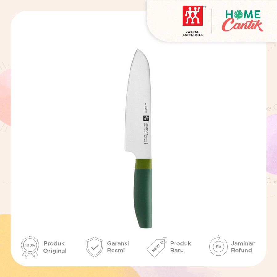 Zwilling Santoku Knife (Lime) 54377-181