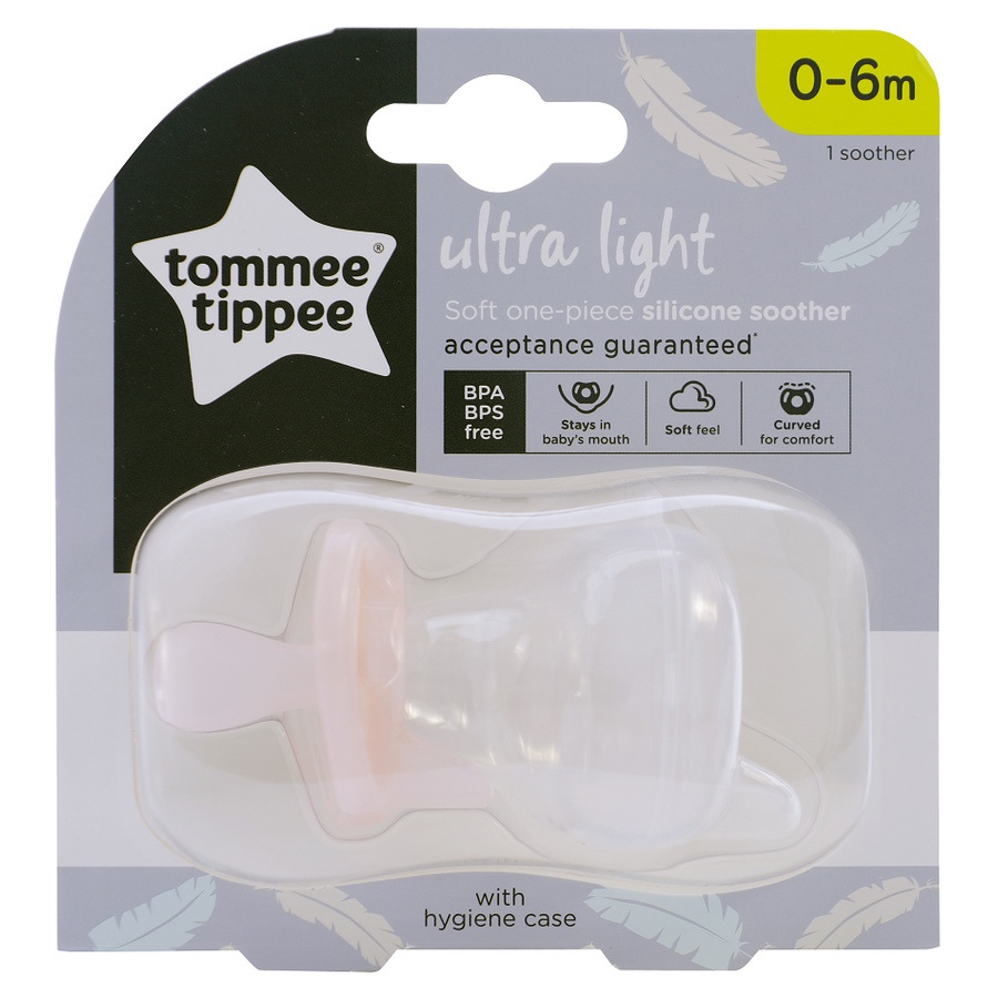 Tommee Tippee Ultra Light Silicone Soother / Empeng Bayi