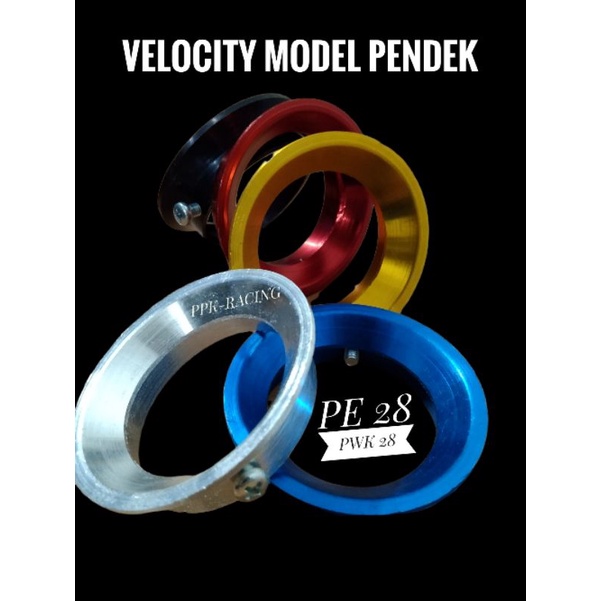 Corong Karbu Velocity Karburator PE 28 Model Pendek