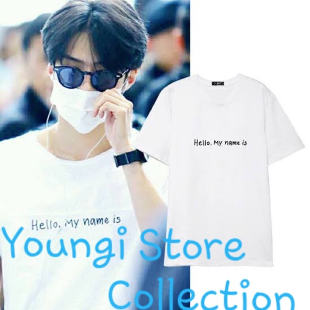 BAJU KAOS TSHIRT EXO SEHUN MY NAME IS KPOP IMPORT QUALITY