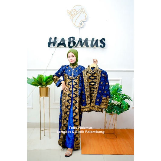 COUPLE BATIK KONDANGAN GAMIS SONGKET PALEMBANG