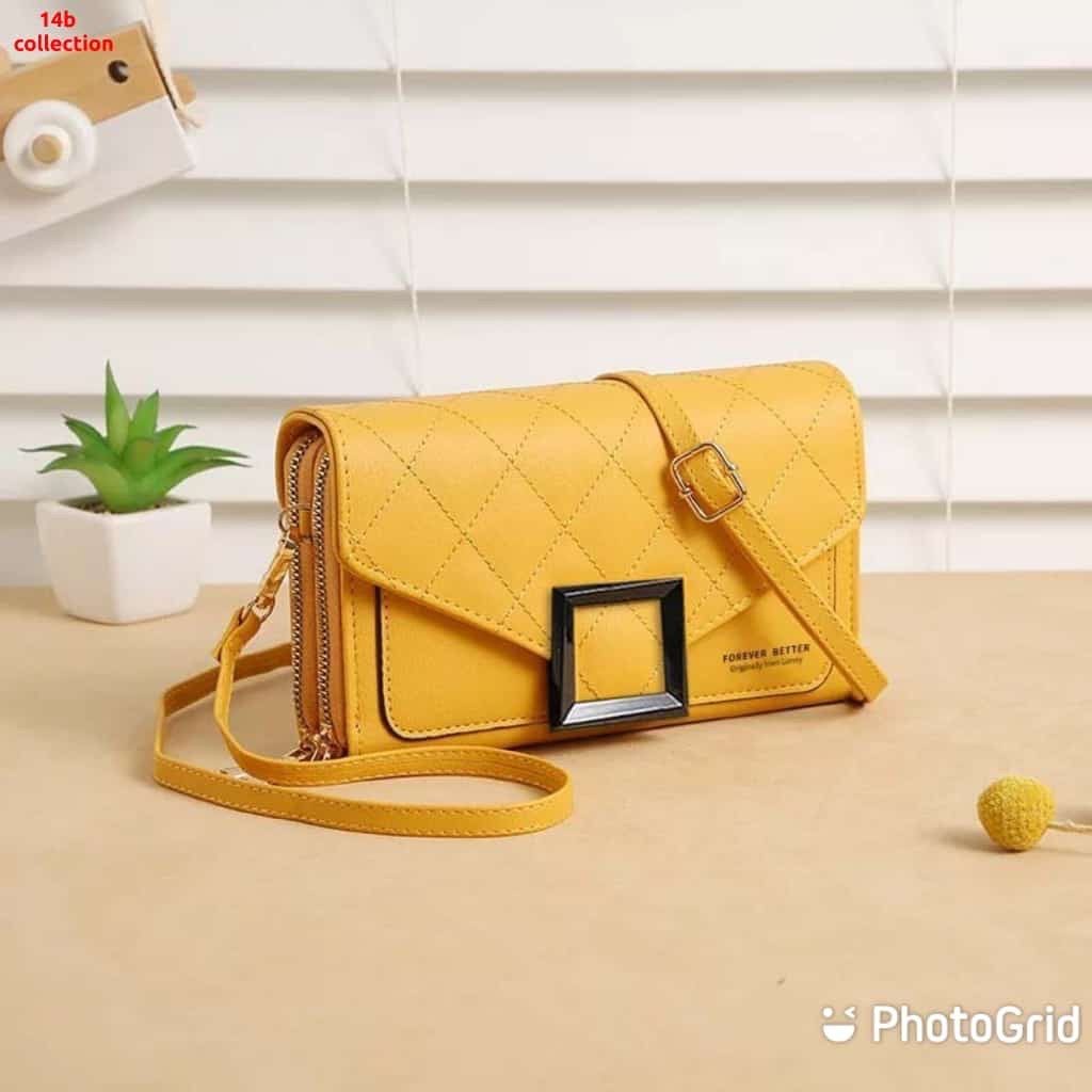 Tas Selempang Wanita Forever Yong Dove KellyBell Jait / Mini Korean Fashion Wallet Lipat Import keren