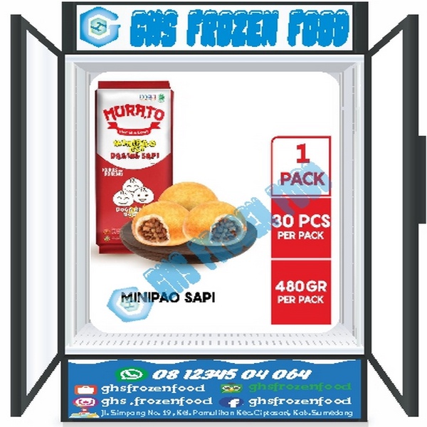 

MURATO MINIPAO ISI DAGING SAPI 480GR
