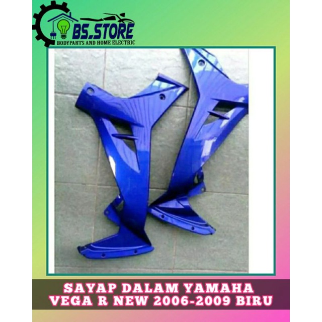 COVER SAYAP BAGIAN DALAM YAMAHA VEGA R NEW 2006 2007 2008 2009 BIRU | LEGSHIELD DALAM YAMAHA VEGA R NEW 2006 2007 2008 2009 BIRU | DEK DEPAN SAMPING YAMAHA VEGA R NEW BIRU