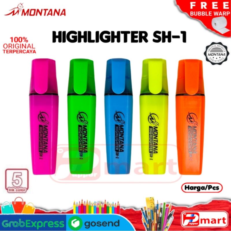 

Stabilo Murah / Highlighter Colour MONTANA SH-1 / Stabilo MONTANA Warna (1Pcs)