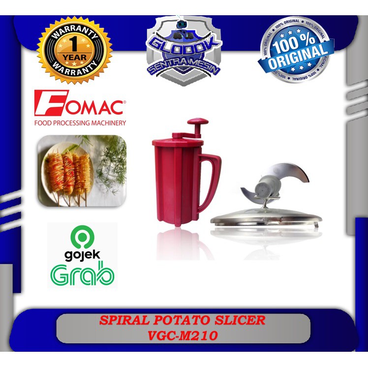 Mesin Kentang Spiral Manual potato Spiral VGC-M210 FOMAC