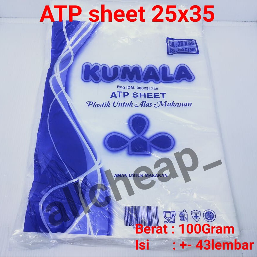 100Gr Plastik Anti Panas Sheet 25X35 HD PE ATP Tahan Panas Lembaran