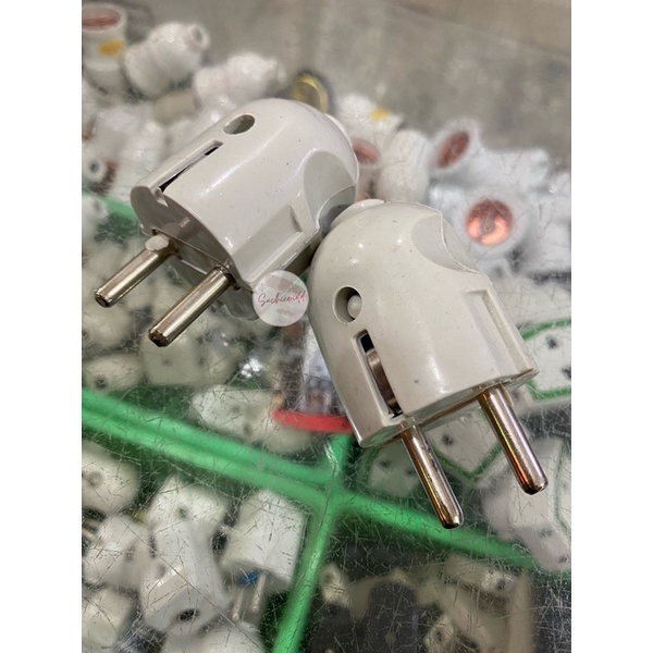 Steker Arde Bulat Murator Stecker Jek Listrik Endog Alat Listrik Grosir