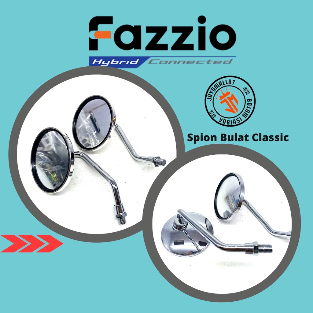 Spion Yamaha Fazzio / Spion Fazzio Classic / Spion Retro / Spion klasik / Aksesoris Fazzio  /Aksesor