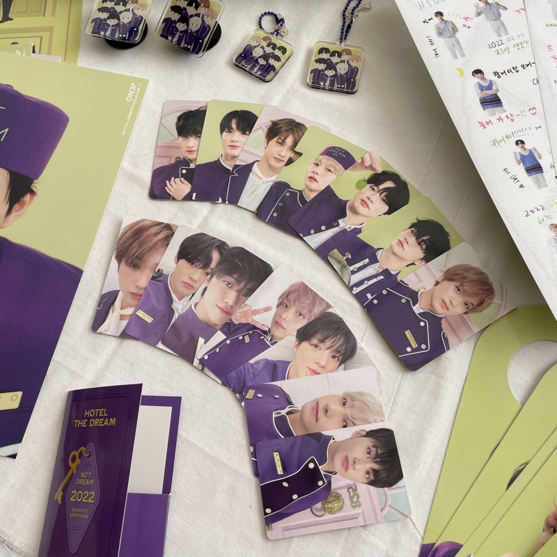 [READY] sharing sg22 nct dream season greetings 2022 withdrama wd ready mark jeno renjun haechan jae