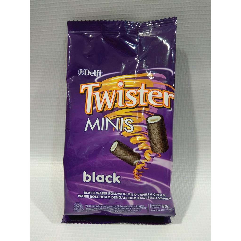 

Selamat Twister Minis Black 80gr Pak - Farmers Market