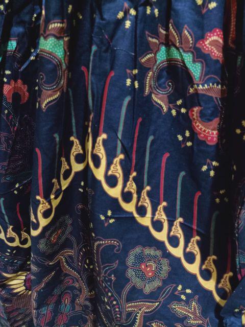 Batik Couple Keluarga Sania Ruffle Ori Ndoro Jowi Kupu Kuning