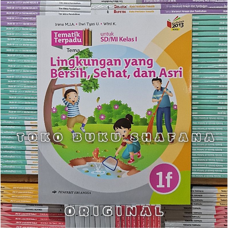 PAKET TEMATIK TERPADU 1E-1H KELAS 1 SD SEMESTER 2 ERLANGGA KURIKULUM 2013 REVISI