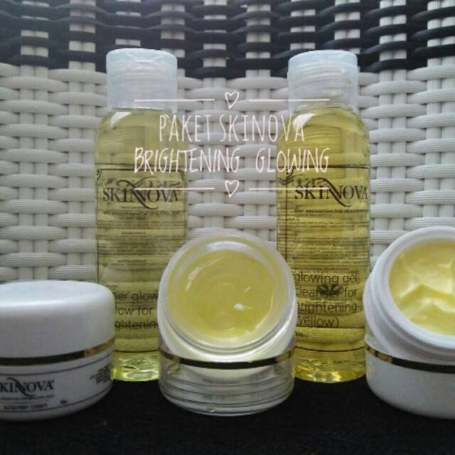 PAKET SKINOVA BRIGHTENING GLOWING
