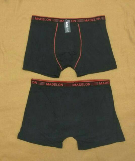 3 Pcs Celana Dalam Boxer Pria MADELON | CD Laki Laki Dewasa Celana Pendek Sguna