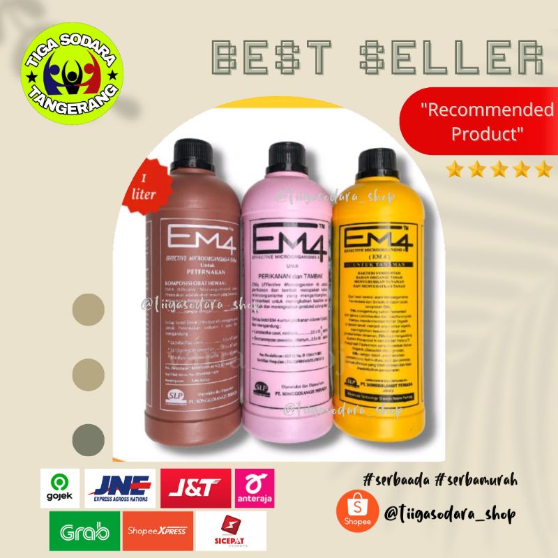 Pupuk organik cair EM4 Pertanian 1L
