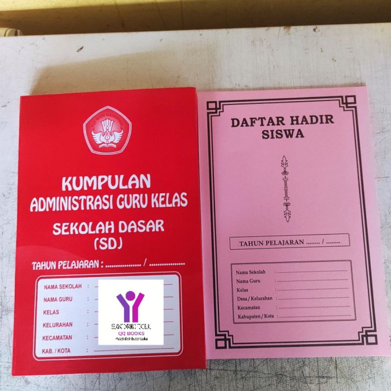 kumpulan Administrasi guru kelas + daftar hadir
