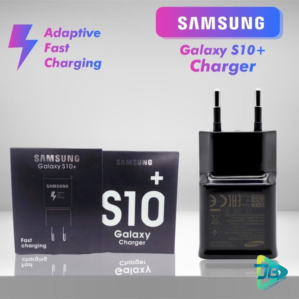 BM003 S10+ batok kepala adapter Cashan charger original Samsung 3A Fast charging pengisian cepat JB2813