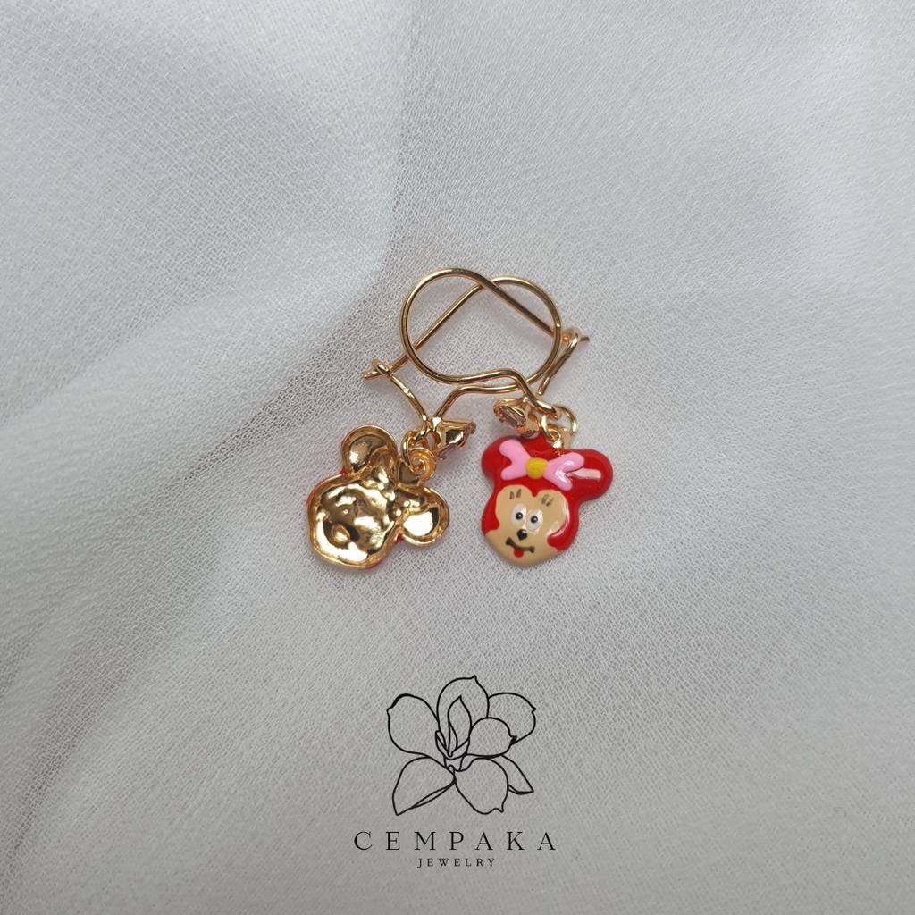 Anting Anak Kartun Tikus Perak Silver 925 [ATAK-000009/10]