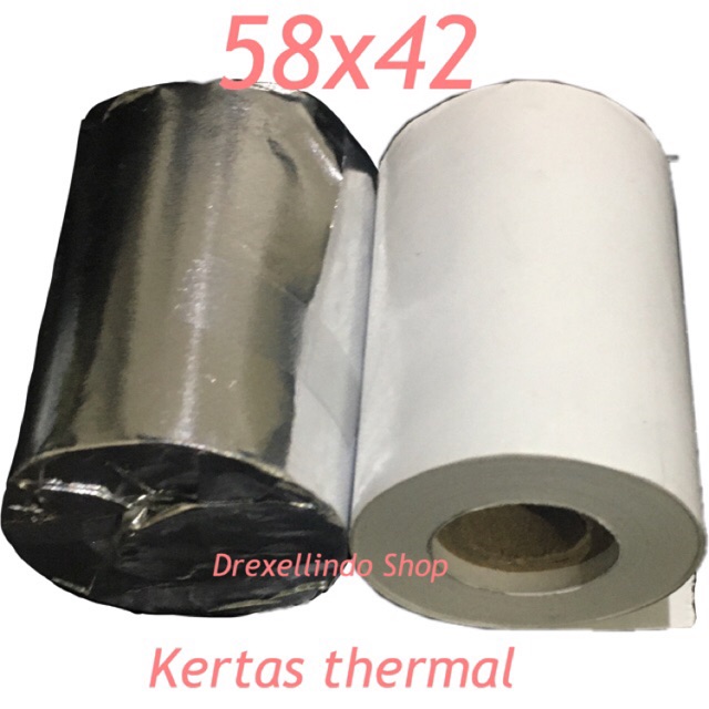 

[NEW EDITION] Kertas Printer Thermal 58x42mm per 1 roll