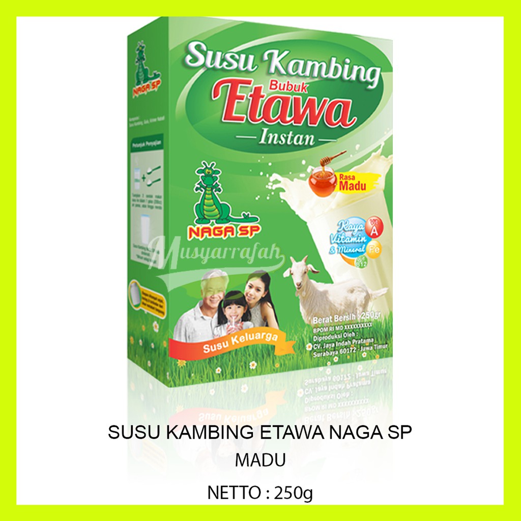 Susu kambing etawa bubuk Rasa Madu 250 gram