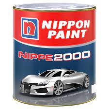 Cat matt black / white doff Nippe 2000 Nippon Paint hitam / putih dop cat duco 1 liter 480D / 470D