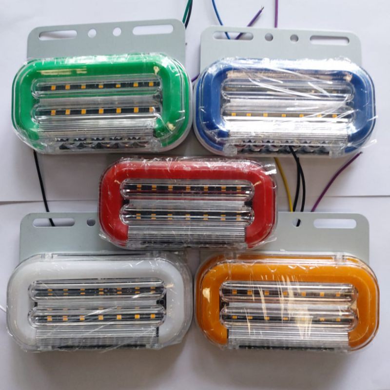 Lampu led bak truk bus sein running 24v