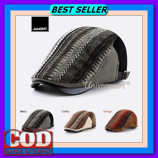 Topi Baseball Pria Wanita Unisex Aksen Rajut Kotak Huruf M Casual Cap Olahraga Golf Sport Import Twb