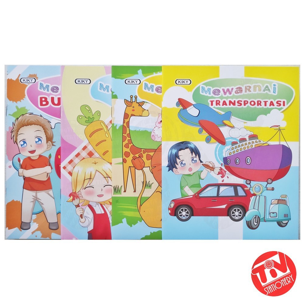 Buku Mewarnai Kiky