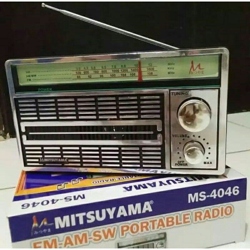 Terlaris-radio jadul FM/AM/AC/DC/radio FM mitsuyama 4046