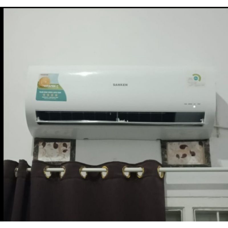 AC SANKEN 1/2 PK &amp; 1 PK NEW 05 G-SERIES GOLD FIN LOW WATT VITAMIN C + INSTALASI PEMASANGAN &amp; TUKAR TAMBAH