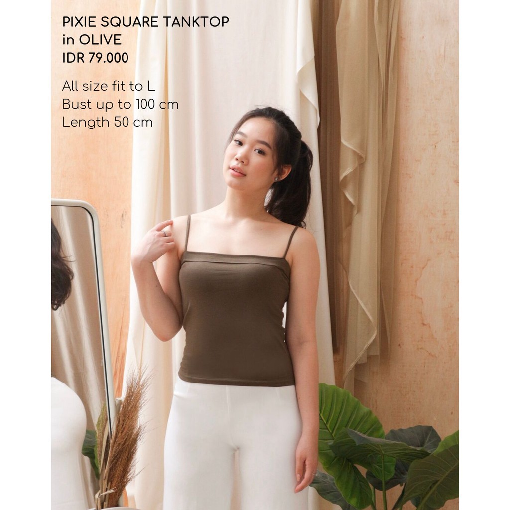 PIXIE SQUARE LONG TANKTOP PREMIUM