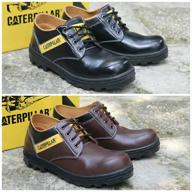 Sepatu CATERPILLAR Low Boots safety pendek murah lapangan